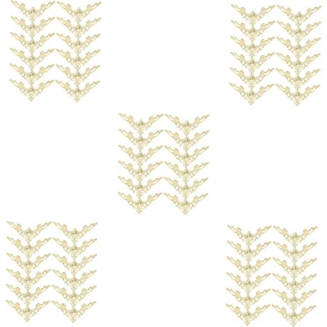 60 protège-coins décoratifs, fer, style vintage, pour boîtes (1/5)