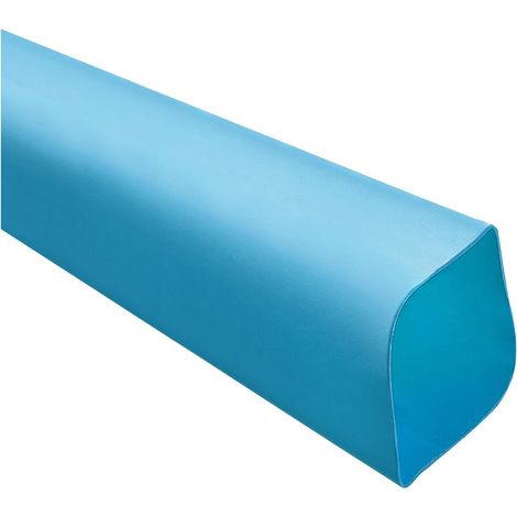 STEX24 Schrumpfschlauch 2:1, Rolle mit 30,0m, blau 38,1/19,0mm, 1 1/2 Zoll, WSR2 Schrumpftemperatur mind. 70°C, vollständig bei mind. 100°C - 1 Stück (1/3)