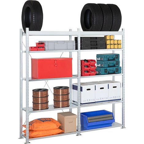 Regale für Automobilzubehör: Startmodul - Länge 1000mm - Max. Belastung pro Ebene: 150kg - RAY/PHLE/2010/D