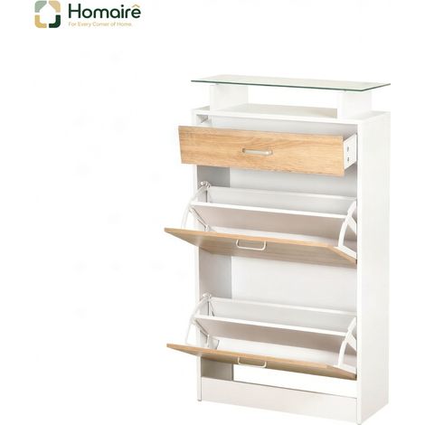 Weiße Aufbewahrungssäulen 60 x 24 x 105 cm HOMAIRE (1/5)