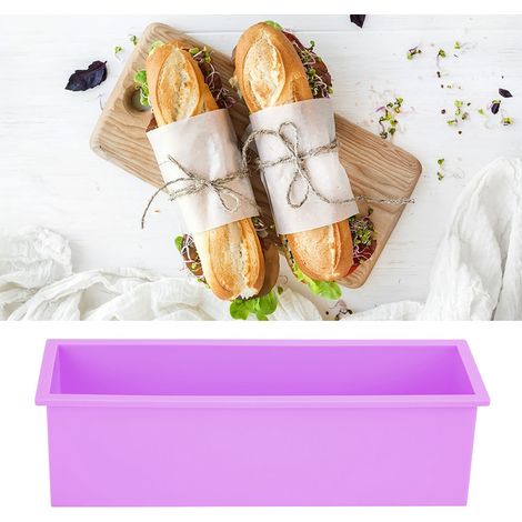 1200 ml rechteckige Silikon-Seifenform, DIY-Toastform, Werkzeug zum Herstellen einer Box (1/5)