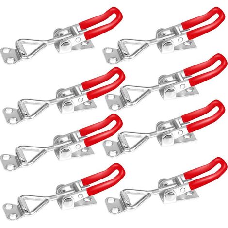 Set of 8 GH-4001 clip locks. 100 kg/220 lb holding capacity. Adjustable clip for fixing and tightening. - Fei Yu (1/5)