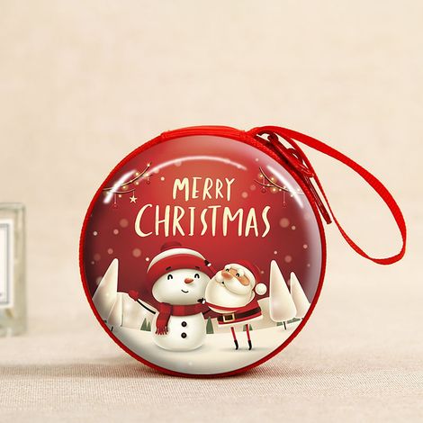 Boîte Ornements De Noël - Boîte De Rangement Miniature 7 x 7 x 3,5 cm - Décoration Arbre Ou Sac À Dos - 1 Pièce (1/4)
