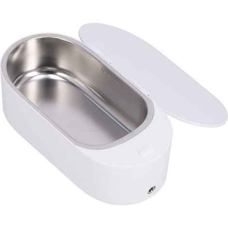 Nettoyeur ultrasonique portable 47 kHz pour outils de maquillage, bijoux, montres et lunettes (prise 100-240 V). (1/5)