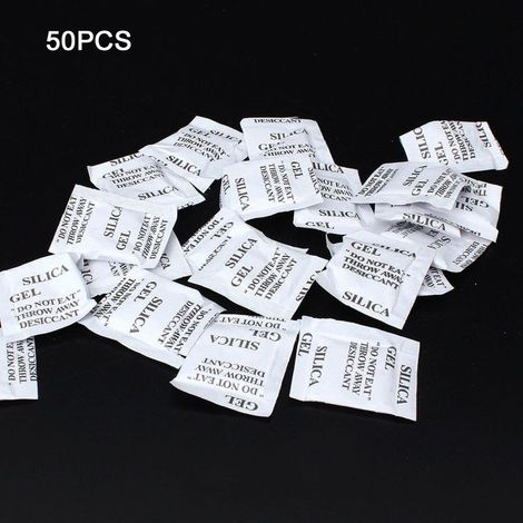 Déshumidificateur gel de silicium rechargeable manoman avec goût pomme, pack 50/100 pcs, 4 x 3 cm (1/2)