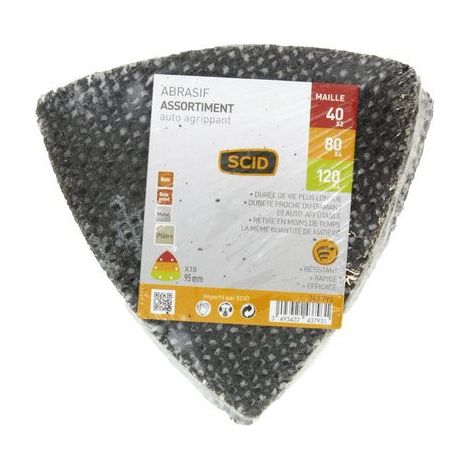 Patin Delta Auto-agrippant 95 Mm 40 X 2 / 80 X 4 / 120 X 4 - 10 Pièces (1/3)