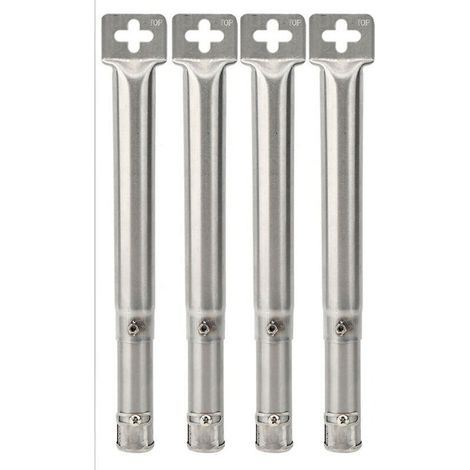 30.8 to 45cm Universal Burner Accessories for FirePlus, Fire Mountain, Proficook, Barbecook, Tepro, Campingaz, Char-Broil, Cosmo Grill, Stainless Steel Tube Burner Replacement Part