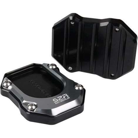 (gris) Compatible avec Loncin VOGE SR4 MAX SR4MAX SR 4 MAX Accessoires Béquille Pied Béquille latérale Extension de béquille latérale Plaque de support maxpower (1/3)