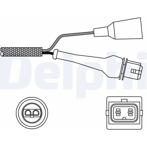 Sonde lambda Delphi Technologies ES11000-12B1 ALPINE 035 906 265B 035906265B