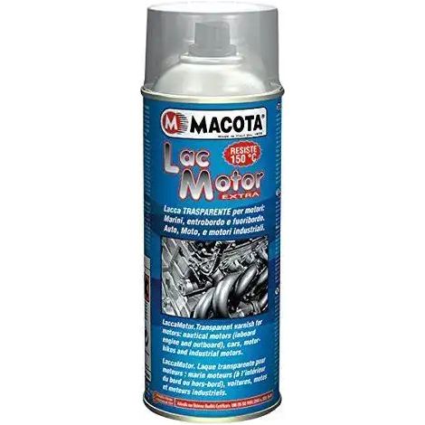 MACOTA Vernice Spray Trasparente Per Motore Auto Moto Motori Resistente 400 ML (1/3)