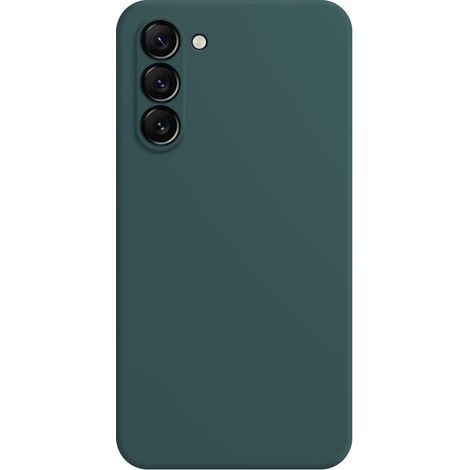 Custodia per Samsung Galaxy S24, in silicone leggero, verde scuro