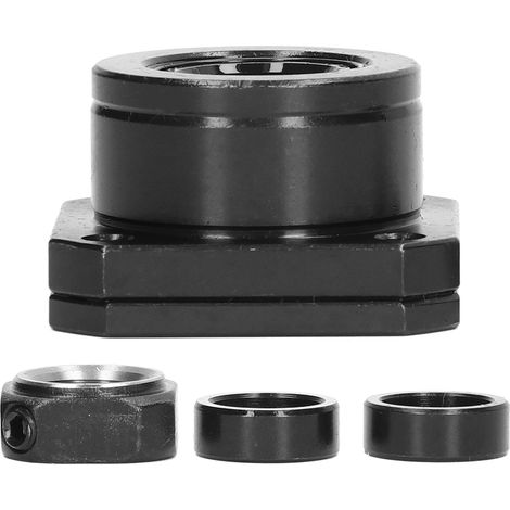Support de vis à billes de 12 mm, en acier au carbone, usiné CNC, compatible avec les modèles SFU1604, SFU1605 et SFU1610. (1/5)