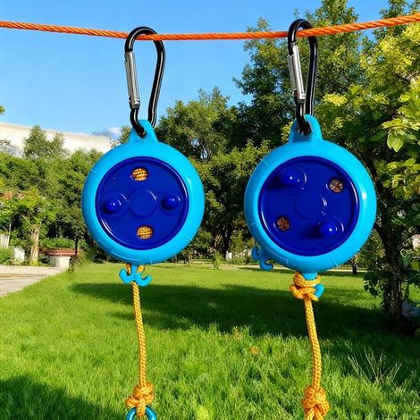 Stendibiancheria da viaggio portatile, corda retrattile da 8 metri, leggero, adatto a zaini, valigie, attrezzatura da campeggio, confezione da 2. (1/4)