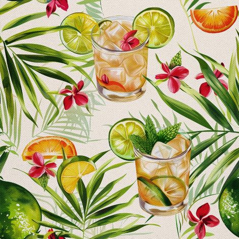 Outdoor Dekostoffe Oxford - Motiv Cocktail DX8445 (1/5)