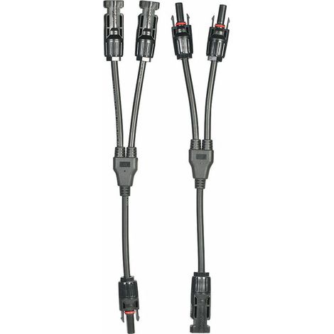 VURAHOME - Connecteur photovoltaïque de type Y adaptateur MC4 à trois voies module de batterie de panneau photovoltaïque (1/5)