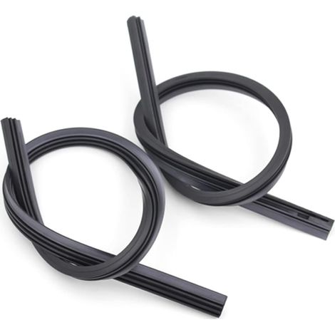 Sollbry 2 pcs racine d'essuie-glace en caoutchouc bandes de caoutchouc, désossé essuie-glace lames, cutable bandes de caoutchouc, universel essuie-glace lame supplément, accessoires de nettoyage de vo (1/5)