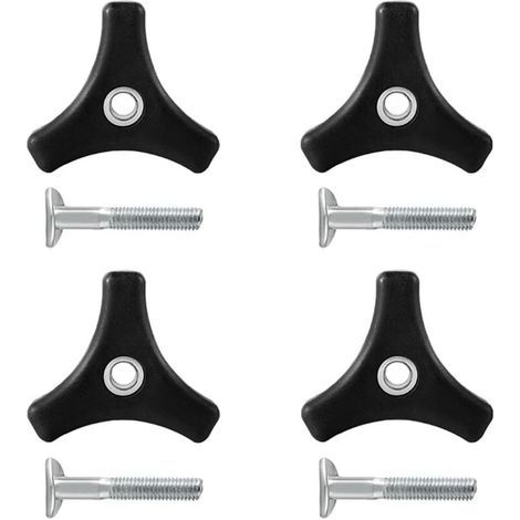 4 Pièces Boulons d'Écrou de Boutons de Poignée de Tondeuse à Gazon, Poignée Universelle de Tondeuse à Gazon Boulons de Rechange en Plastique pour Tondeuse à Gazon Tondeuse à Gazon Accessoires (1/5)