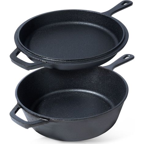 Pentola in ghisa con padella CAST LINE 24 cm / 3,5 l