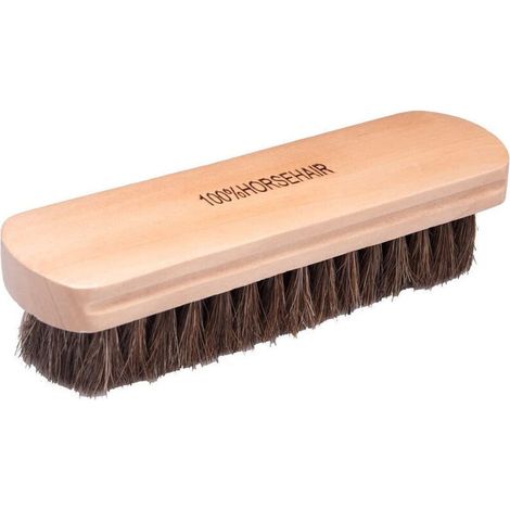 Brosse Nettoyage - Crin De Cheval - Manche Bois - Pour Tissus D'ameublement Intérieur Voiture Canapés Fauteuils - 1 Pièce (1/5)