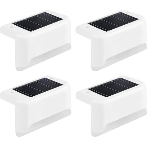 Solar Step Light - Waterproof LED Solar Lights for Outdoor Stairs Fence Deck Path - 8 pcs (1/5)