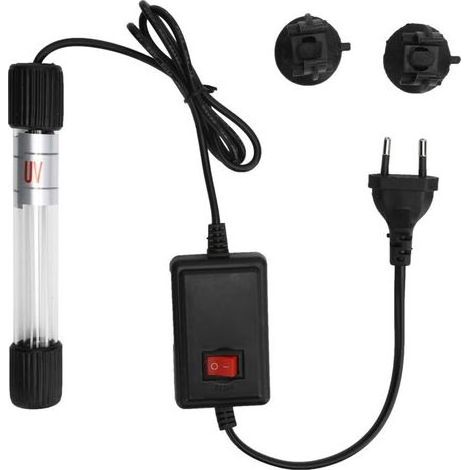 Lampe UV submersible pour aquarium 11W – Stérilisateur d'eau étanche IP68 anti-algues – Filtre de purification pour bassin et aquariophilie (1/5)