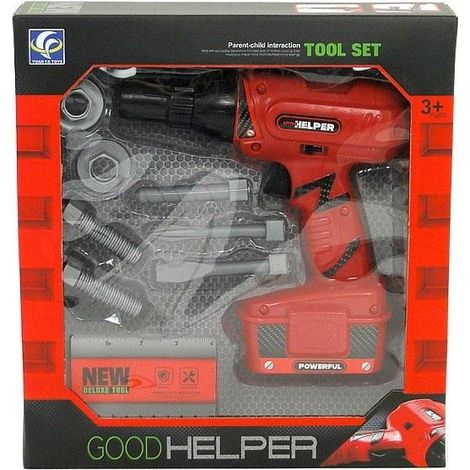 Trapano a batteria con kit di attrezzi