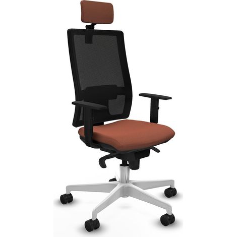 Sedia Ufficio con Poggiatesta Horna Piqueras y Crespo 1D026N2 Marrone (1/5)
