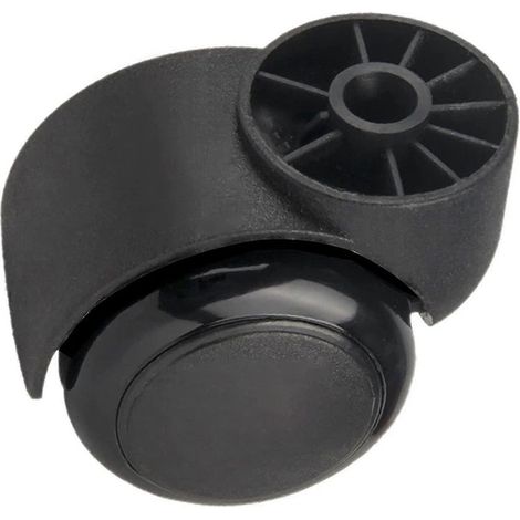 Online Store - Roulettes silencieuses noires sans poignée de 5 cm (2 pouces) - Roulettes de rechange pour chaise de bureau - Lot de 5 (1/5)