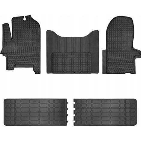 Iveco Daily 3 4 5 1999-2014 7 personas Alfombrillas de goma Doka Brigade (1/5)