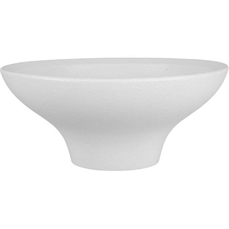 Bol Rond en Céramique Blanc de 7 Pouces pour Bonsaï et Succulentes (1/5)