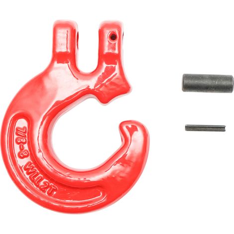 Gancio con bullone per catena a maglie da 8 mm, carico massimo 2T (1/3)