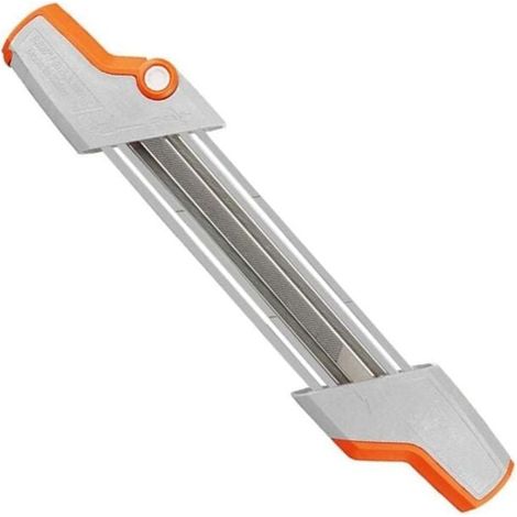 Porte-lime 2 en 1 pour chaîne de tronçonneuse - 0.325 Ø 4,8 mm - Blanc (1/4)