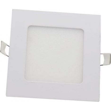PLAFONIERA LED QUADRA MEDIA PIATTA DA INCASSO 12W 6000K COLORE BIANCO