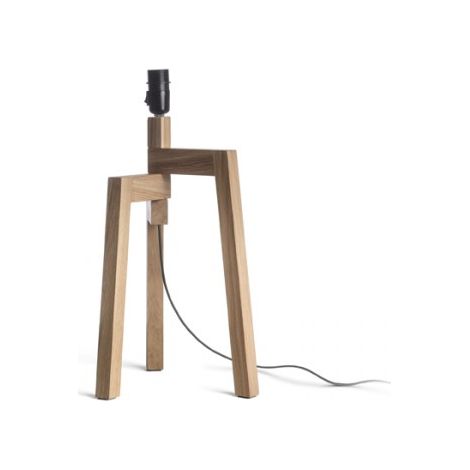 Piedistallo da tavolo WOODY Rovere 230V E27 25W