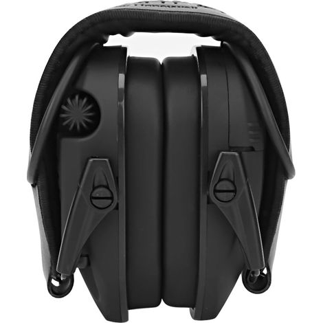 Ortviai Bouchons d'oreilles antibruit pliables pour tir et chantier – Réduction de bruit 23 dB, noir