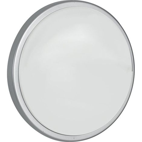 "Plafoniera LED EVER tonda argento 30W 4000K con sensore di movimento 30 cm."