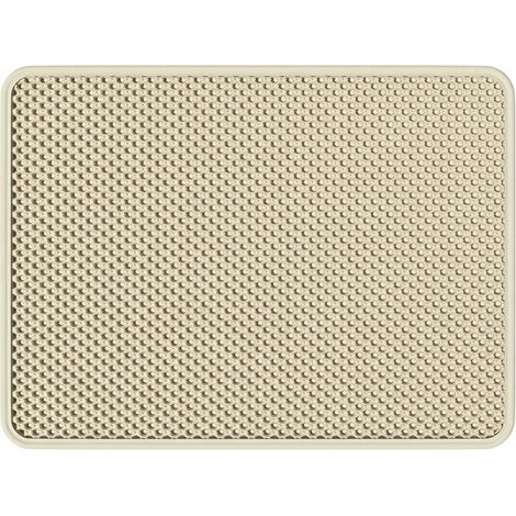 Tapis anti-sable pour bac à litière kaki modèle 11 (1/5)