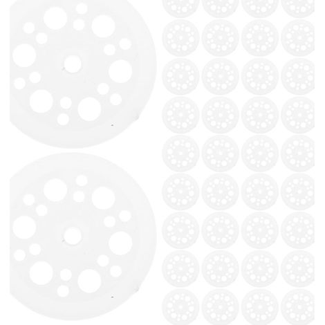 Rondelles en Plastique pour Fixation Panneaux Isolants Rondelles D'amortissement 1,81 Pouce Lot de 120 Pièces pour Plaques de Plâtre Support Machine à Laver Usage Industriel (1/5)