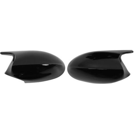 Paire de rétroviseurs latéraux avec étui de protection noir brillant pour E90 E91 E92 E93 (1/5)