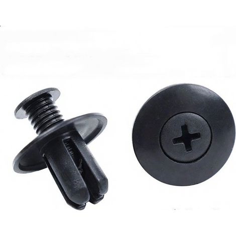 Clips de expansión universales agujero 8 mm para coche - 100 piezas (1/5)