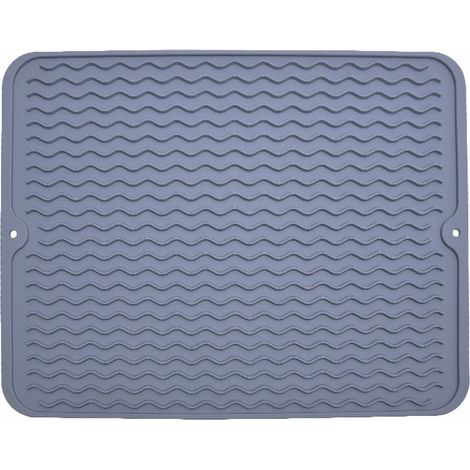 Tapis En Silicone - Tapis De Séchage Vaisselle - Tapis Antidérapant Pour Comptoir Cuisine Évier Réfrigérateur Tiroir - 450 °F - 1 Pièce (1/5)