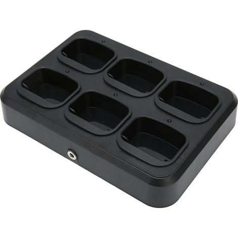 Base de chargement sécurisée pour talkie-walkie 6 voies, chargeur rapide pour radios MD-390, MD-398, MD-368 et MD-580 (prise UE 100-240 V). (1/5)