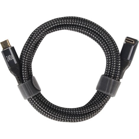 240W PD3.1 USB-C Datenkabel zum Schnellladen von Mobiltelefonen, Tablets und PCs (2 m) (1/5)