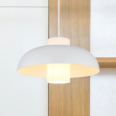 [GEBRAUCHT] B-Ware Globo Pendellampe Hängelampe Lowe Weiß Matt Metall