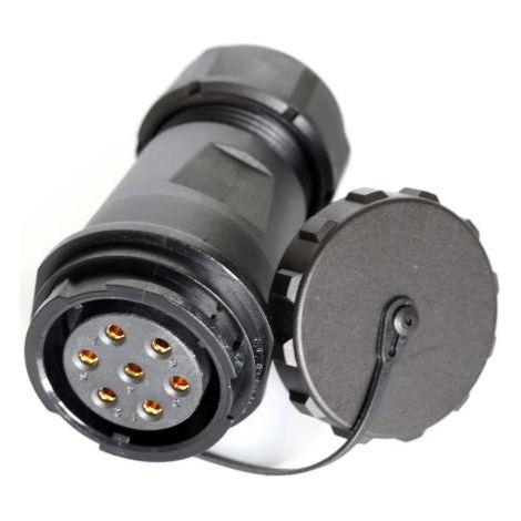 Connecteur circulaire RS PRO, Standard 8 contacts, Montage sur câble, raccordement A visser ( Prix pour 1 )