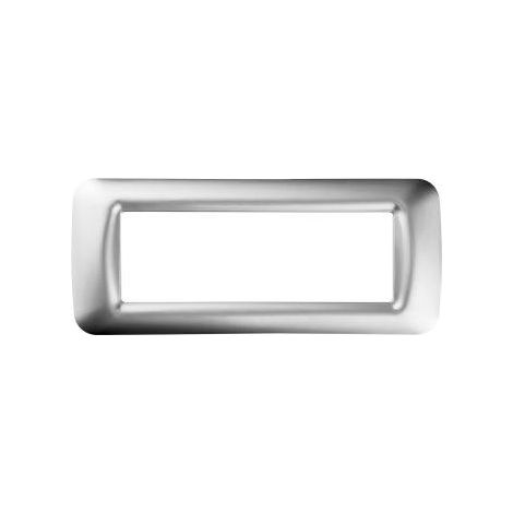 PLAQUE 6 POS.CHROME SOFT TOP SYSTEM GEWISS GW22656