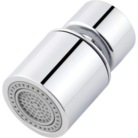 Robinet aérateur 22mm, économiseur d'eau de cuisine, double fonction, pivotant à 360 degrés (1/5)
