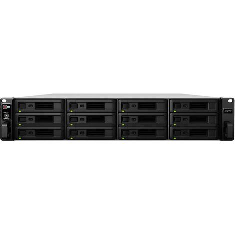 SYNOLOGY RX1217RP - 12 bahías rack 2U con doble fuente de alimentación (1/4)