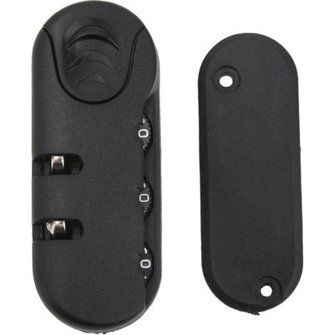 Serrure à Combinaison à 3 Chiffres, Serrures à Bagages De Voyage Polyvalentes, Serrure à Combinaison 3 Chiffres, Serrure à Code De Bagage, Verrous De Valise Serrures Fixes pour Fermeture éclair (1/5)
