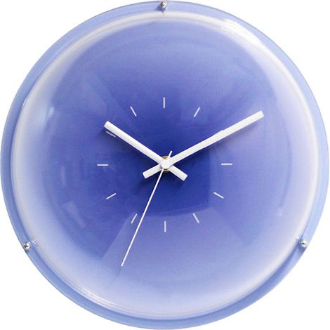 Horloge décorative moderne à bulles, mouvement à quartz silencieux, motif artistique dégradé de coucher de soleil, idéale pour la décoration de bureau (Style B) (1/5)
